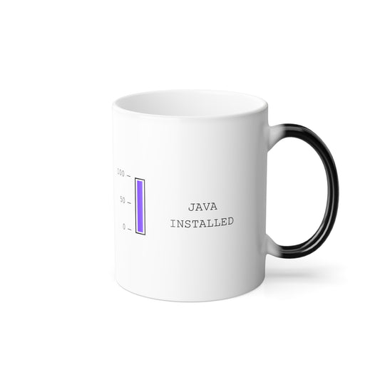 Java installed (light) - Color Morphing Mug, 11oz