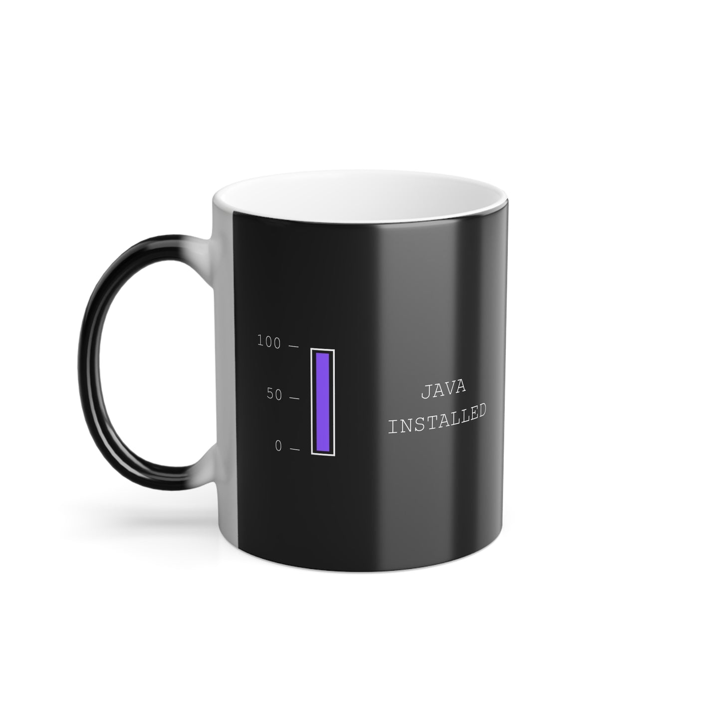 Java installed (dark) - Color Morphing Mug, 11oz