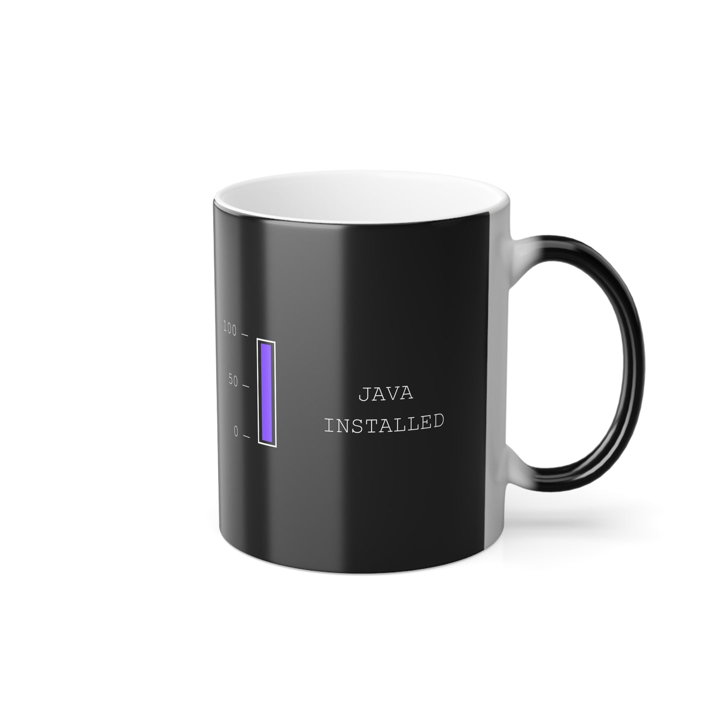 Java installed (dark) - Color Morphing Mug, 11oz